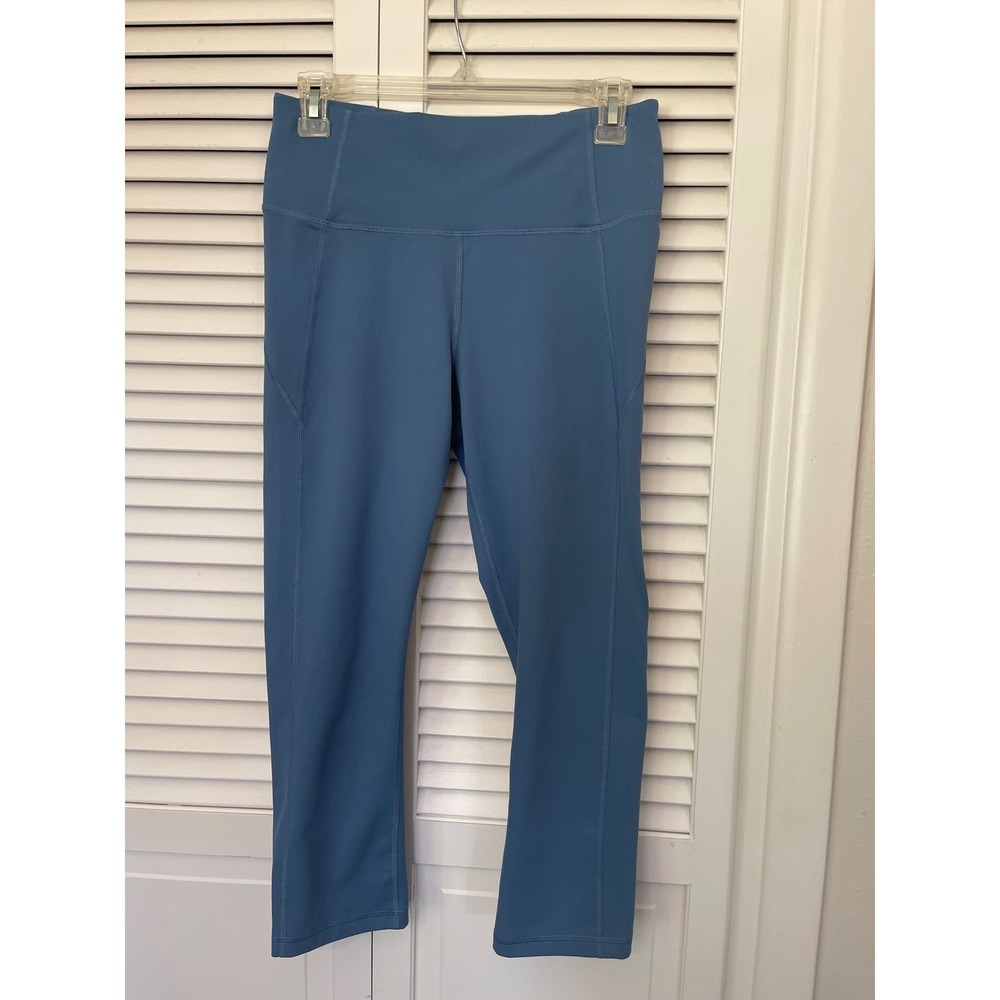 Under Armour UA Reflect Hi-Rise Crop Leggings Slate Blue HeatGear XS